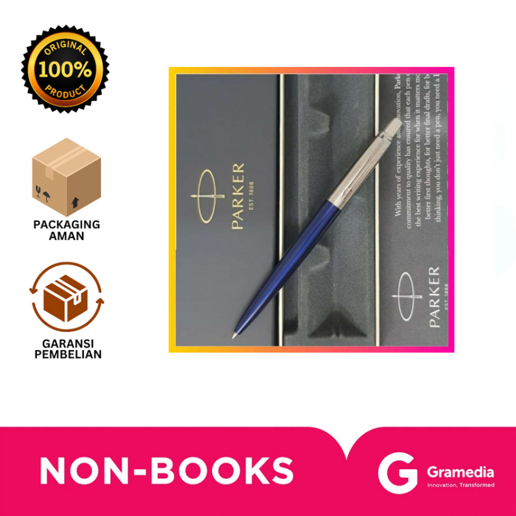 

Gramedia Bali - PARKER JOTTER ROYAL BLUE BALLPOINT