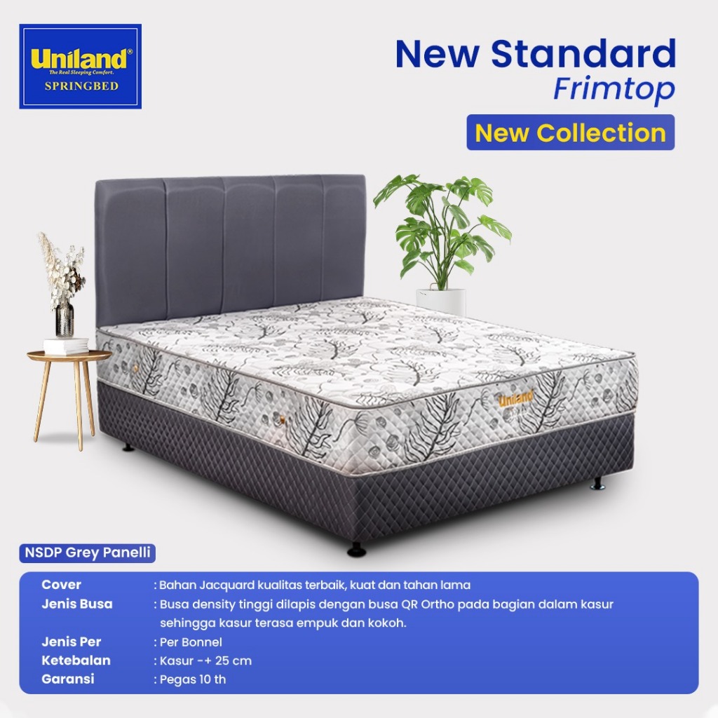 Springbed Uniland New Standard Tebal 25cm Kasur Springbed Uniland New Standard Firmtop Kasur Untuk K