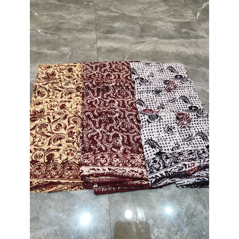 SARUNG BATIK ASLI CAP TEBIRUEN/TANJUNGBUMI MADURA MURAH wanita belum dijahit