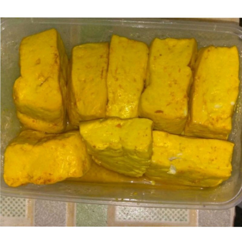 

Tahu ungkep bumbu kuning / Tahu bacem