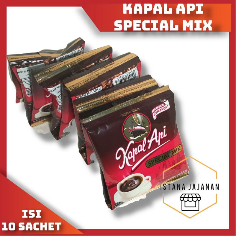 

Kopi kapal api special mix ( 1 renceng isi 10 sachet )