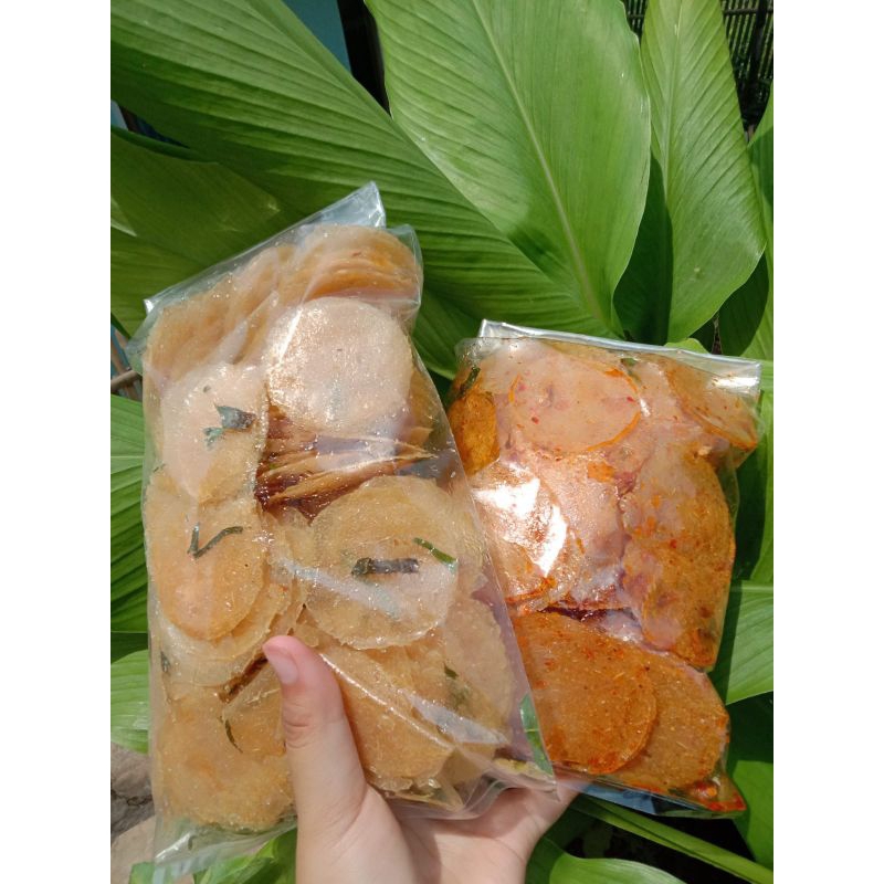 

Kripca Keripik Kaca Pedas Daun Jeruk 500gram