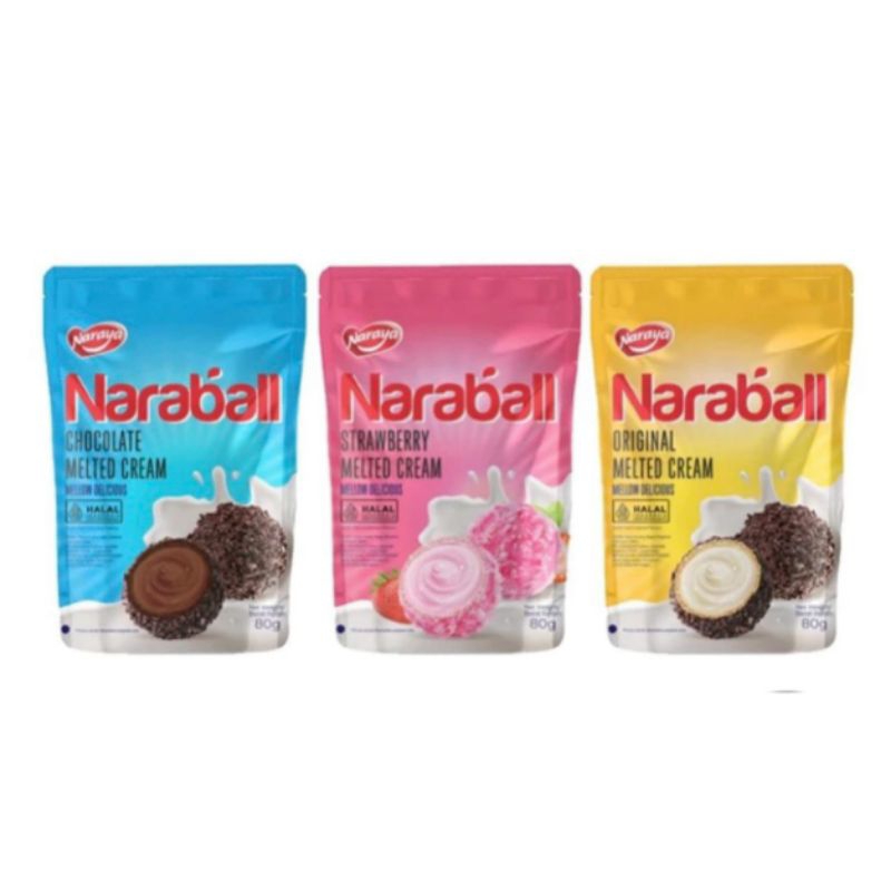 

Naraya Naraball Melted Cream Wafer Ball 80g