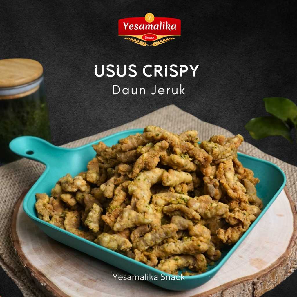 

Usus crispy asin gurih bumbu daun jeruk 100 250 500 gram cemilan instant halal nikmat bisa COD | Yesamalika Snack