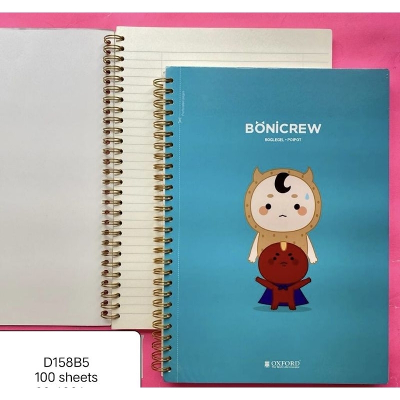 

OXFORD NOTEBOOK SPIRAL D158B5 ISI 100LEMBAR