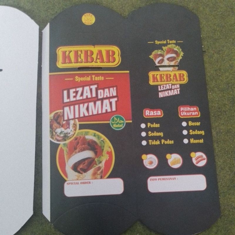 

100 pcs Wadah Kebab