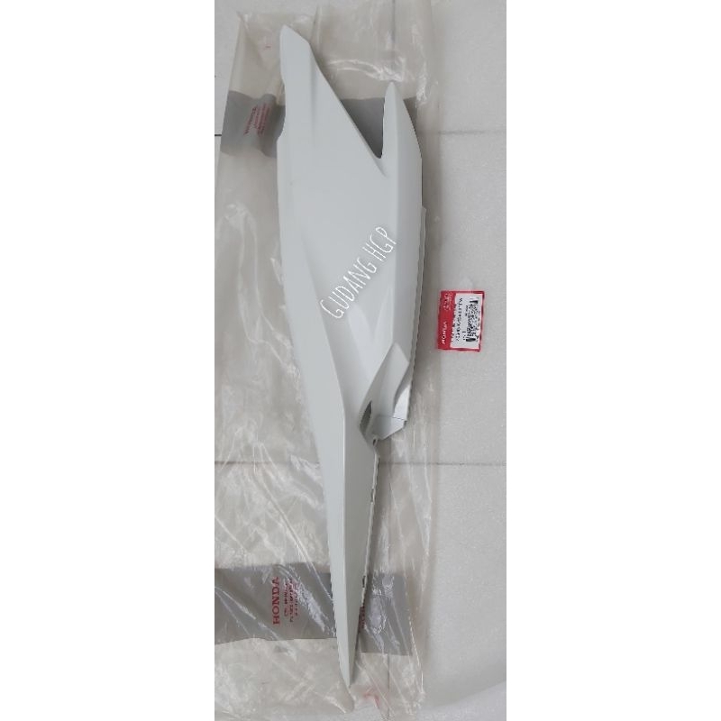 Cover Body L Kiri Pearl White Honda Vario 125 Old Bohlam 83600-KZR-600PFW Ori Honda Genuine Parts