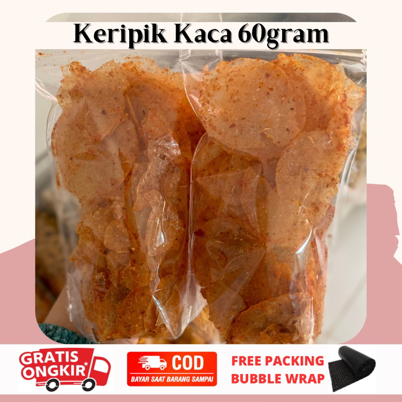 

KERIPIK KACA 60GRAM | KERIPIK KACA PEDAS