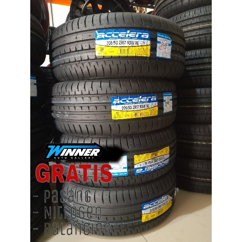 BAN MOBIL LUAR 205 50 RING 17 ACCELERA RADIAL NIK 2024