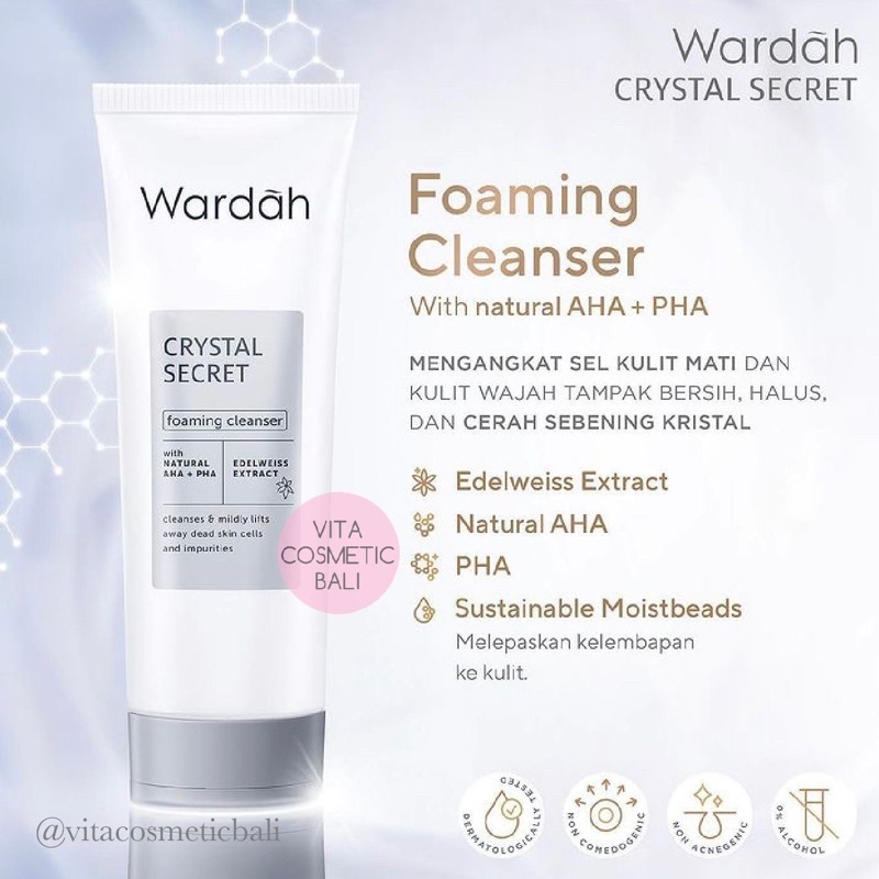 WARDAH FACIAL FOAM WHITE SECRET 100ML