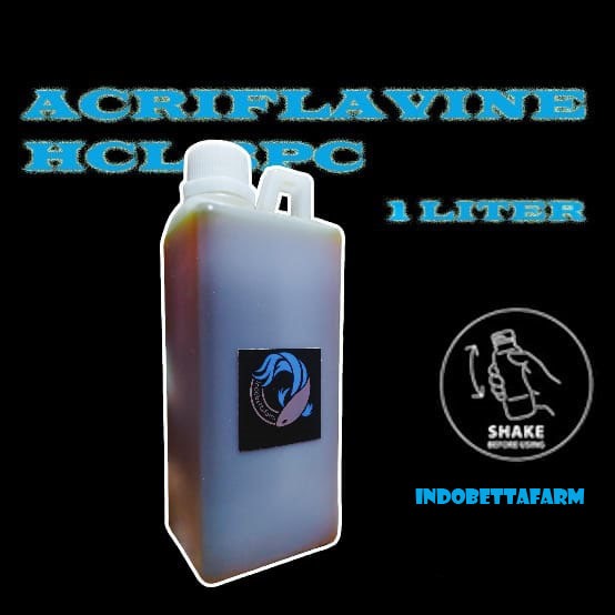 ACRIFLAVINE HCL BPC 1 LITER OBAT KUNING IKAN 1 LITER