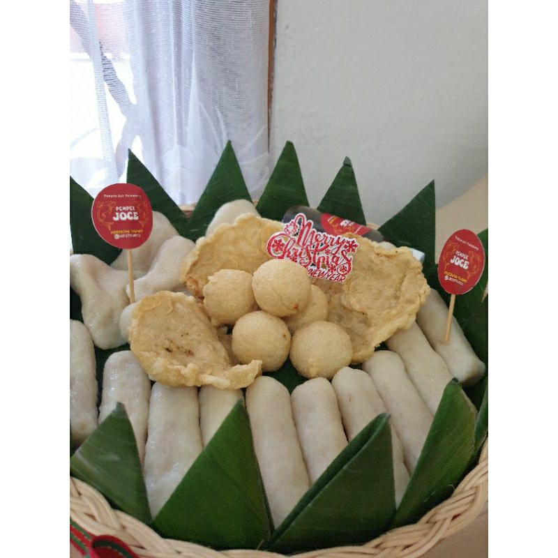 

Pempek Frozen Satuan Adaan, Telur, Kulit, Keriting, Lenjer