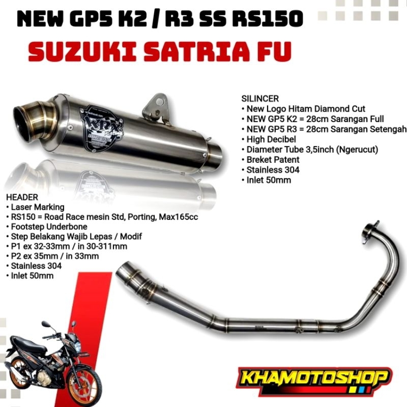 WRX NEW GP5 K2 / R3 SS RS150 SATRIA FU