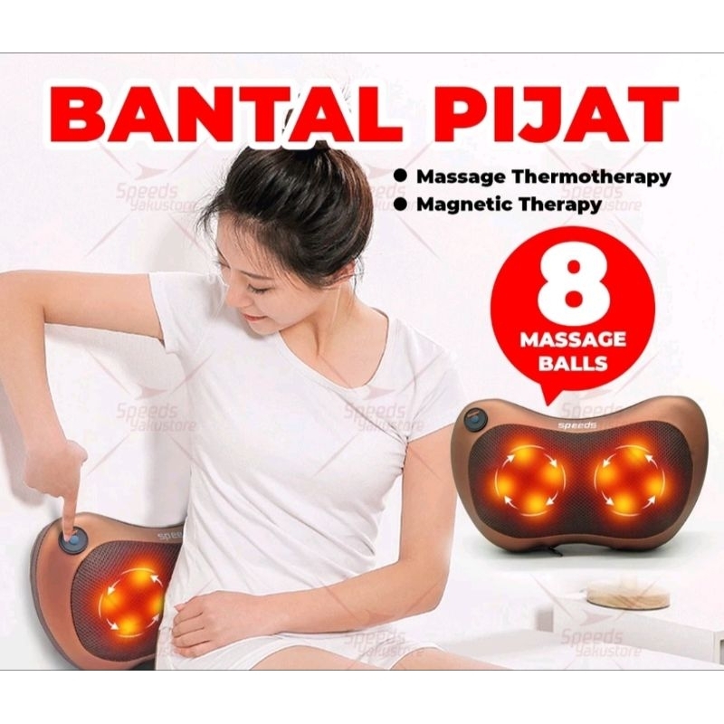 bantal pijat 8 bola , massage pillow