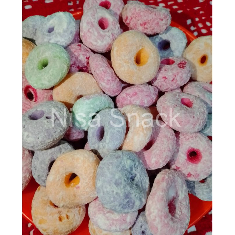 

GETAS MANIS DONAT WARNA WARNI berat 200 gram