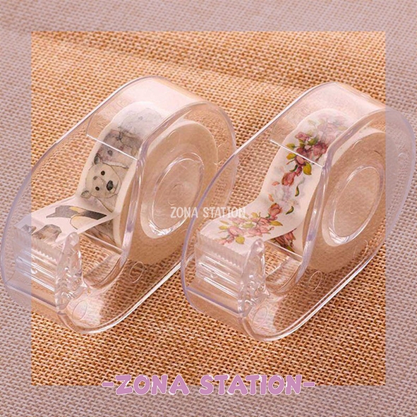 

[ZS] 1 Pcs / Dispenser Tape Masking Washi Tape