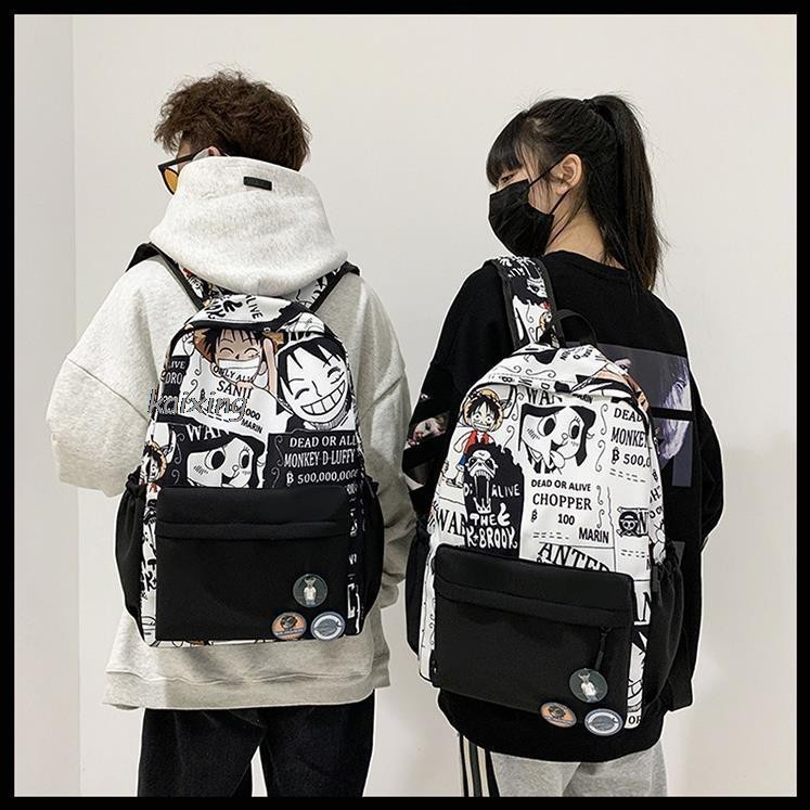 CRK Tas Ransel Anak Laki Laki ONE PIECE Tas Sekolah Anak Cowok Wibu SD SMP SMA Tas Anime Jepang Mura