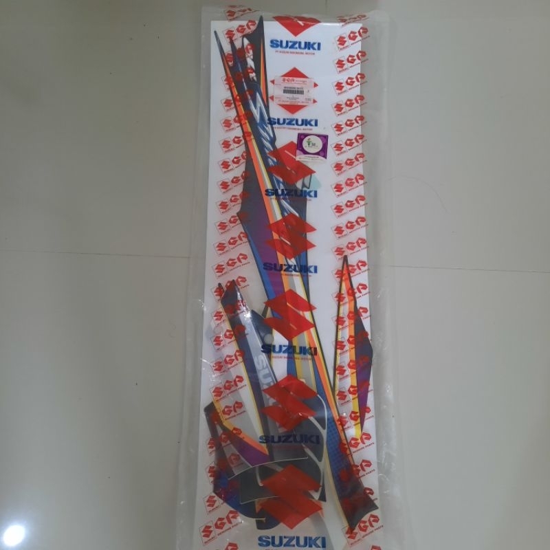 Stiker Striping Smash 110 Lama Original SGP