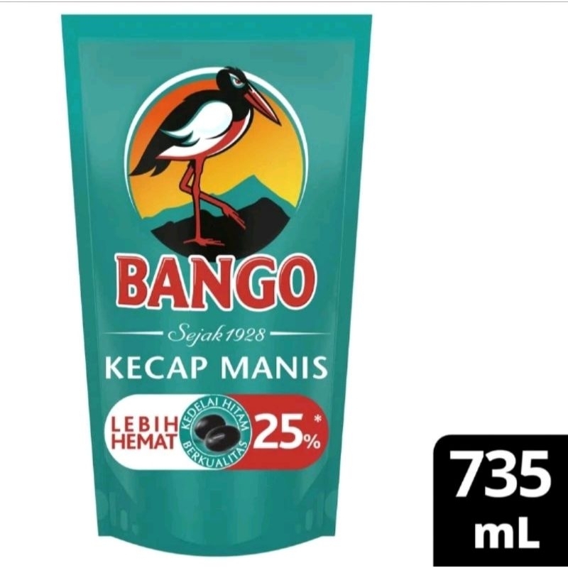 

Bango kecap manis reffil kemasan 735 ml
