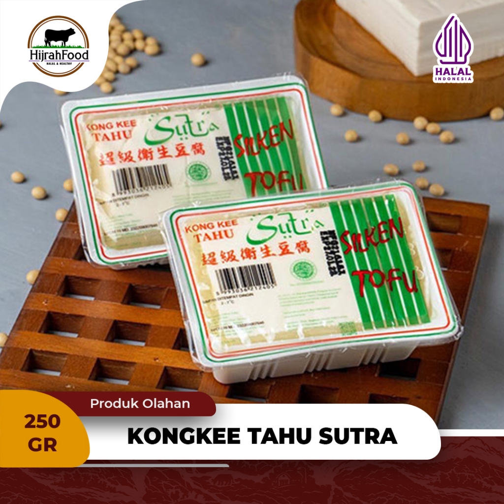 

Kongkee Japanese Silken Tofu Tahu Sutra Jepang Kotak Kong Kee 250 gram