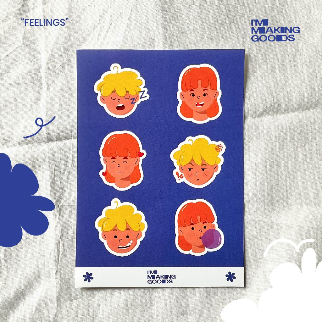 

Feelings stickers | Im Making Goods