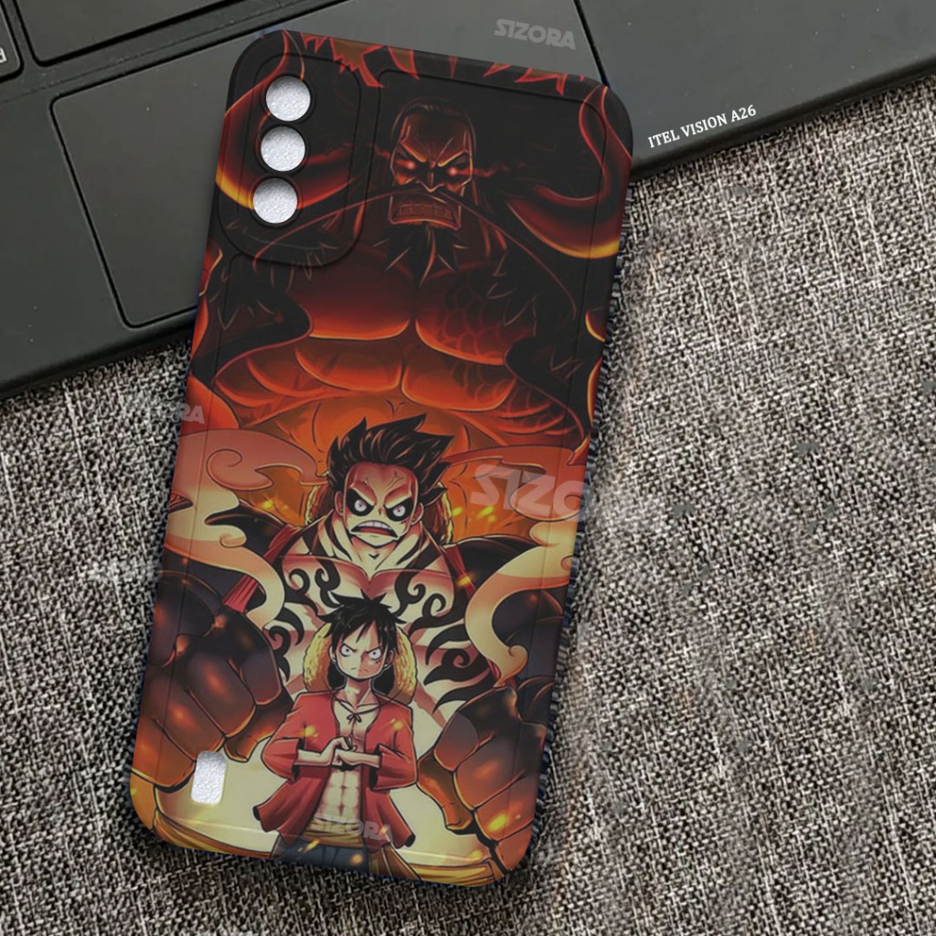 Softcase Pro Cn Hp - Softcase Hp - Caamera Case ITEL VISION A26 - ANM58- Gambar ANIME Silikosing Hp 