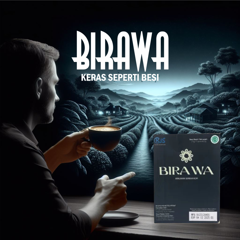 BIRAWA Kopi Hitam Warisan para leluhur Penambah Stamina Pria, Penambah Durasi sex pria , keras seper