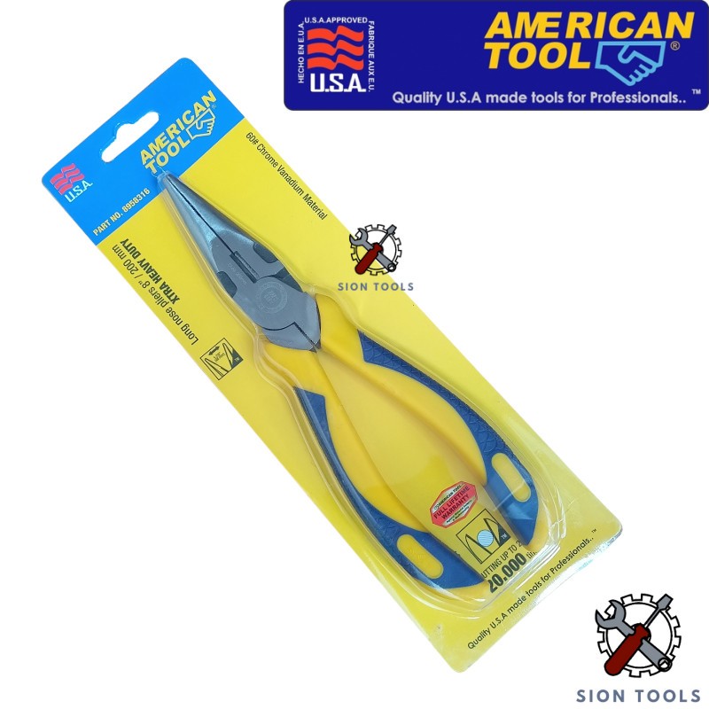 AMERICAN TOOL TANG LANCIP HEAVY DUTY 5 6 8 INCH / LONG NOSE PLIER HEAVY DUTY