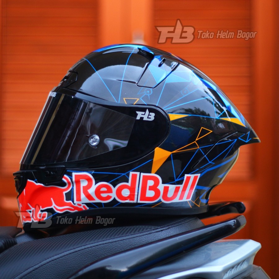 RSV FFS21 POL ESPARGARO BLACK repaint visor DARKSMOKE HELM FULL FACE
