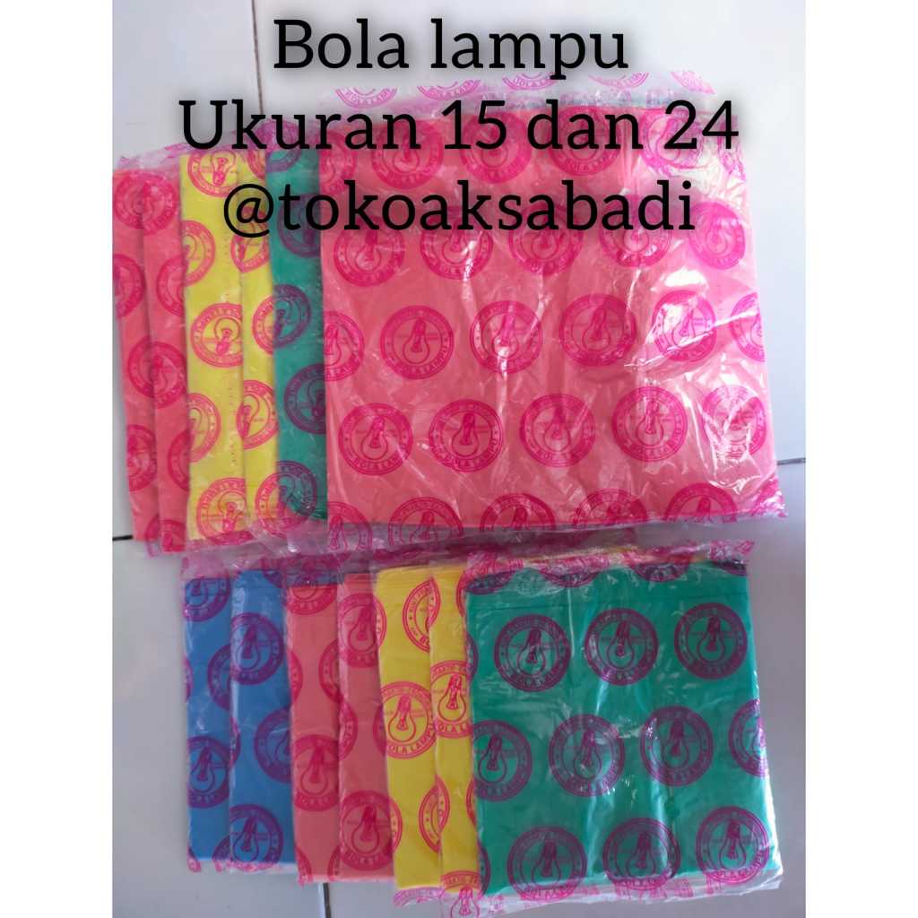Kantong Kresek Warna Warni Tipis Uk 15 dan uk 24 mrek;dop / kantong plastik warna ukuran kecil/ kres