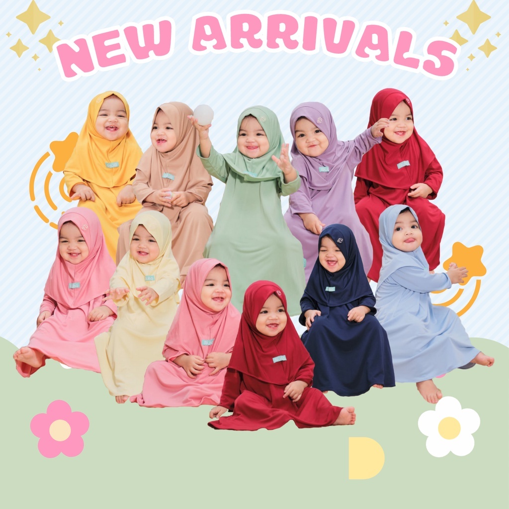 Gamis Anak Perempuan Syari Bayi Baju Muslim Anak Perempuan Umur 1 Tahun 2 Tahun 3 Tahun 4 Tahun 5 Ta