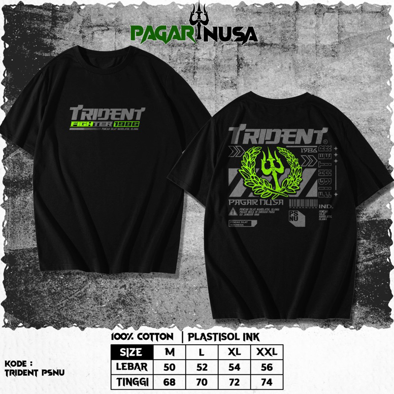 KAOS TRIDENT PAGAR NUSA KAOS TRIDENT FIGHTER 1986 KAOS PN KAOS 1986 KAOS TERBARU KAOS TERLARIS KAOS 