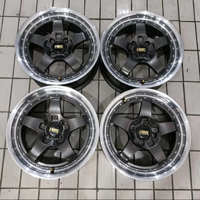 Velg Mobil Bekas Ring 16 Lubang 4 BOB HSR R16X7 PCD 4X100 ET42