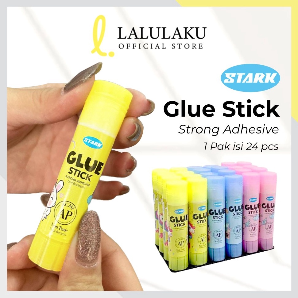 

ART M25R LEM STIK KECIL GLUE STICK FANCY LEM MURAH FANCY LEM KERTAS NON TOXIC ISI 24 PCS