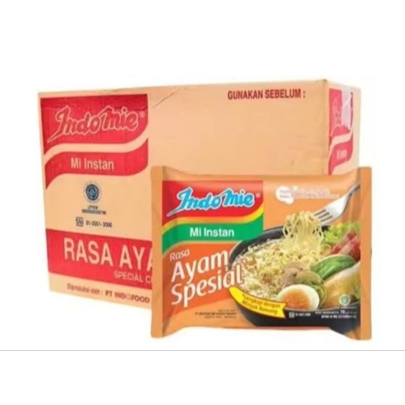 

MIE INSTANT INDOMIE AYAM BAWANG/AYAM SPECIAL/INDOMIE SOTO MIE/SEBLAK HOT (1 KARTON)