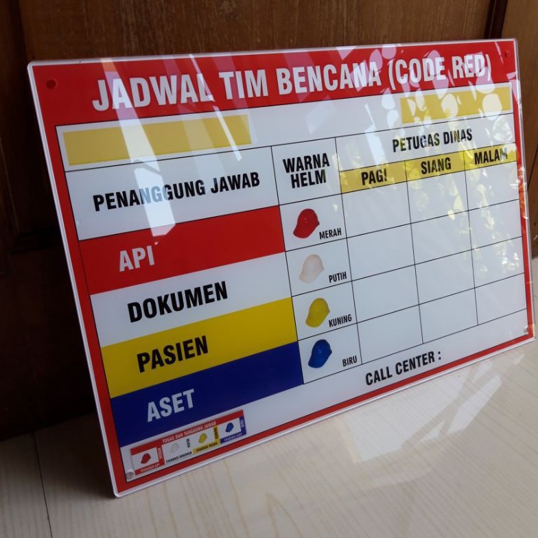 

ART H49J Jadwal Tim Bencana CODE RED Papan Siaga Bencana