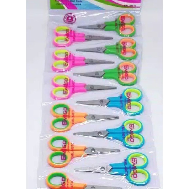 

ART G84V Gunting Renteng Warna Isi 12 pcssatu lusin gunting