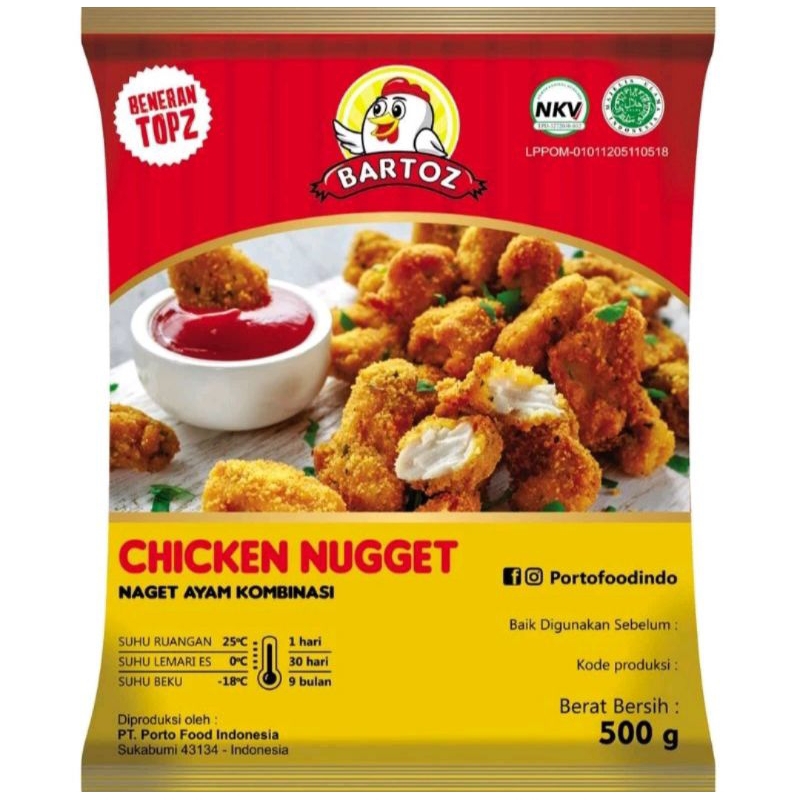 

Bartoz Chicken Nugget 500gr