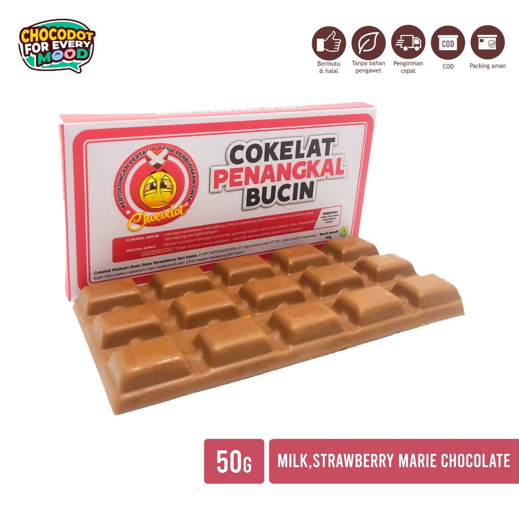 

Coklat Chocodot Mood Series Penangkal Bucin 50g