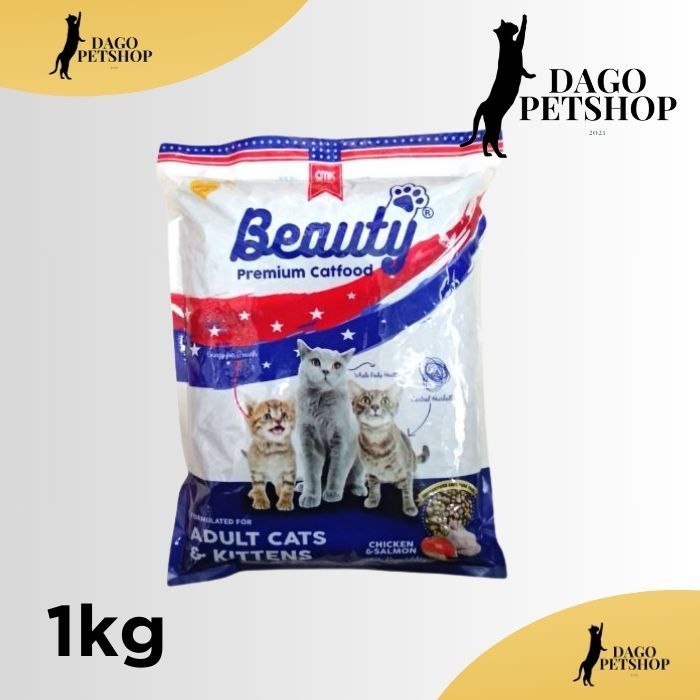 BEAUTY CAT FOOD 800gr adult kitten makanan kucing beauty
