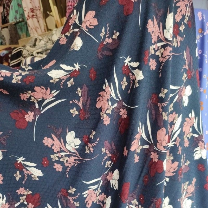 kain bahan katun dobby - bahan kain meteran - kain dobby