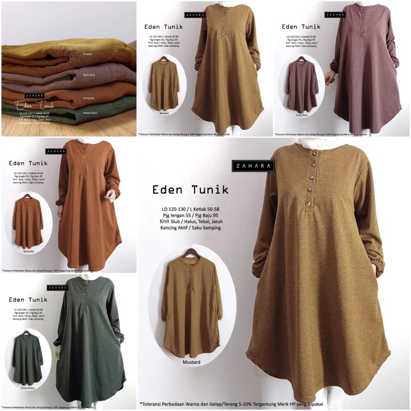 ALIZA • AVONDA • EDEN TUNIK • ZAHARA • MEIDA OVERSIZE • SCARLET • CORTEZ • SARWENDA • JASMINA JUMBO 