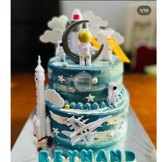 

Cake Ultah Tema Astronot Dan Among US