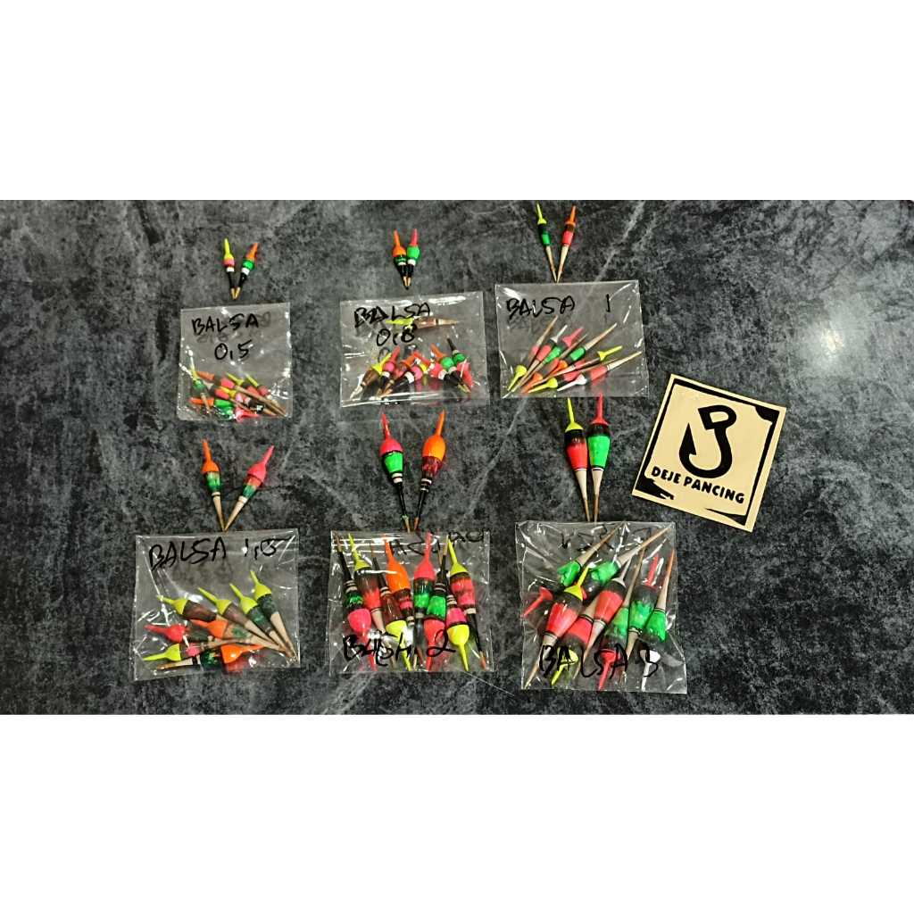 Kumbul Pelampung Kayu Balsa Micro (CK)