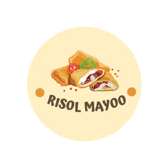 

Stiker Risoles Chromo Bentuk Bulat Arjuna Murah Kemasan Makanan Label Makanan Online Shop Logo