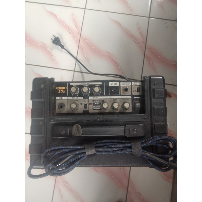 Cube Roland 15x Amplifier Roland 15x Jek fender low noise 3m