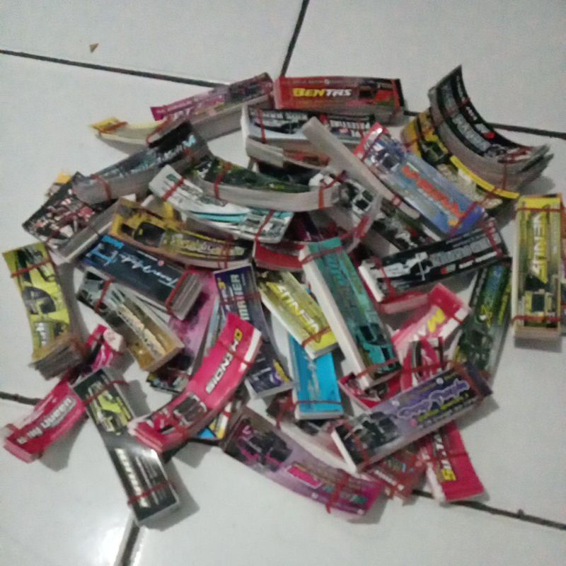 

stiker bis campur 25 biji