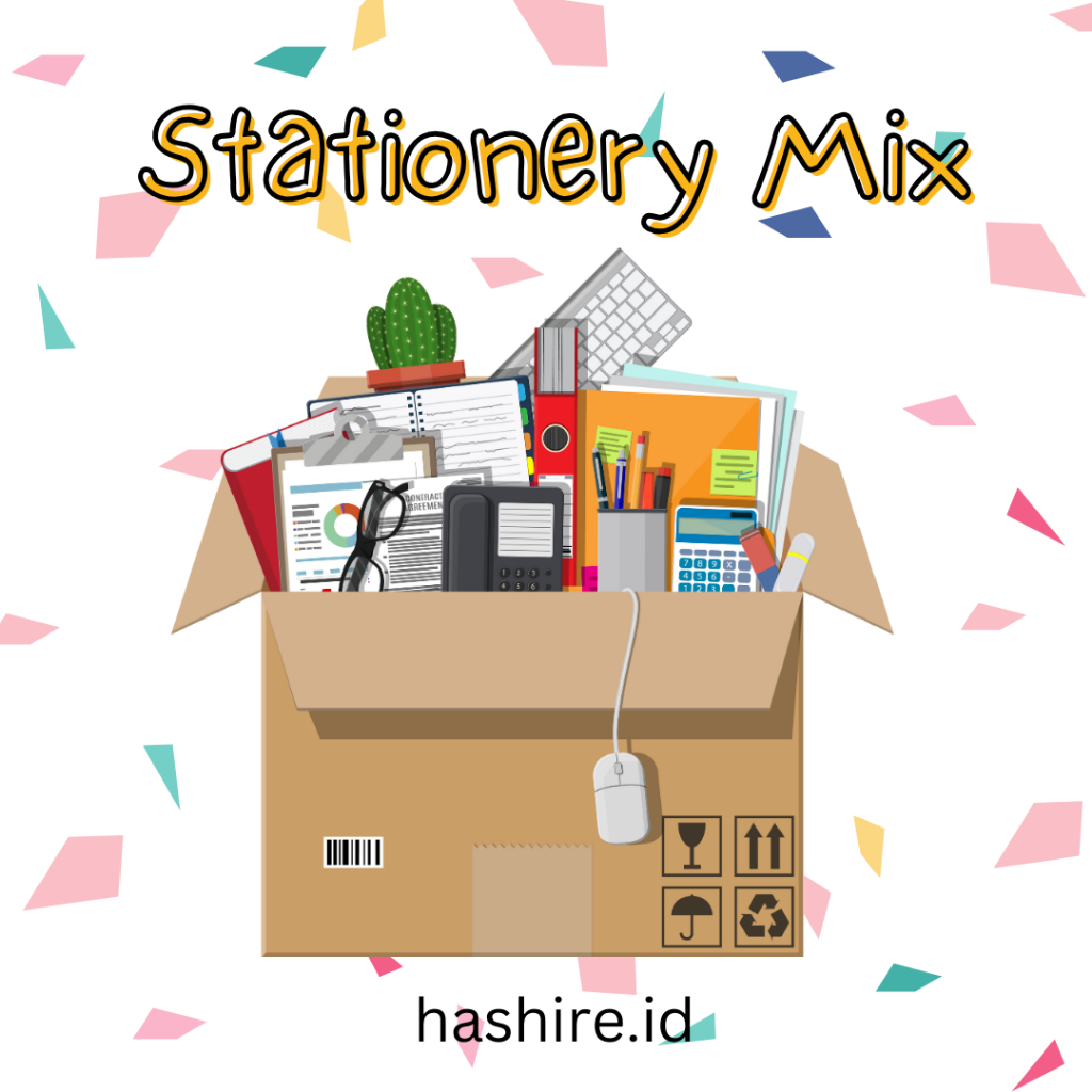 

[HASHIRE] STATIONERY BOX MIX BY REQUEST BOX 200k ETA 5kg