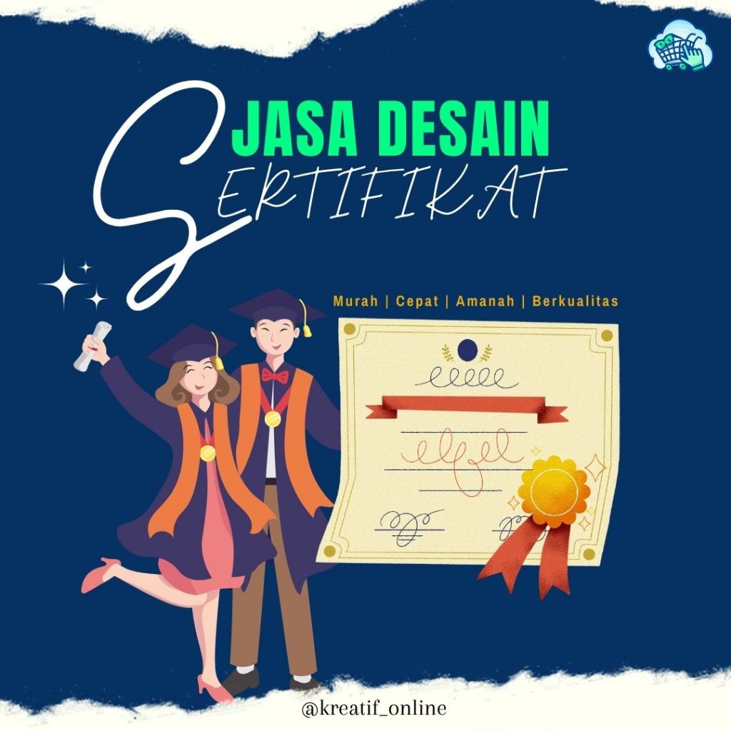 Jasa Desain Sertifikat Custom & Request | Design Piagam Penghargaan, Seminar, Kursus, Aqiqah, Tahfiz