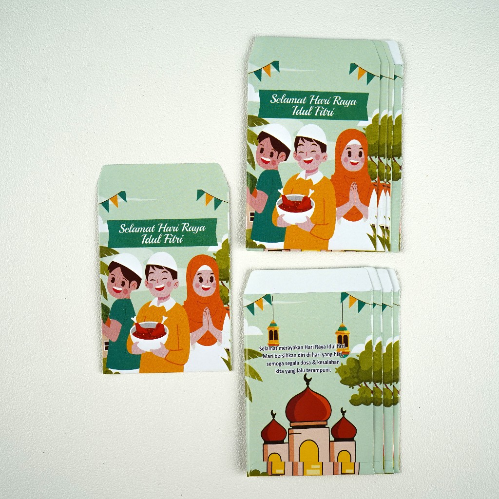 

Amplop Lebaran Premium Promo Paket 5 Pack Isi 50 Lembar